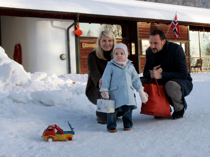 Prinsessen begynte i barnehage i Asker 4. januar 2006. Foto: Lise Åserud, NTB scanpix